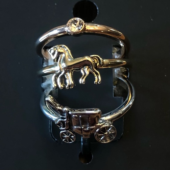 Set of Three Coach Rings - Picture 2 of 2